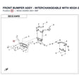 FRONT BUMPER ASSY - INTERCHANGEABLE WITH 9DQV-232000-3000-0BP product image