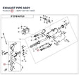 EXHAUST PIPE ASSY product image
