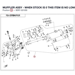 MUFFLER ASSY - WHEN STOCK IS 0 THIS ITEM IS NO LONGER AVAILABLE product image