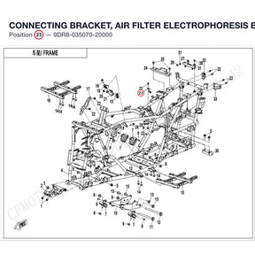CONNECTING BRACKET, AIR FILTER product image