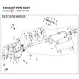 EXHAUST PIPE ASSY product image