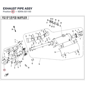EXHAUST PIPE ASSY product image