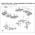 FRONT RACK ASSY - INTERCHANGEABLE WITH 9DRV-141000-B001 product image