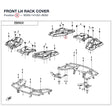FRONT LH RACK COVER product image