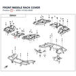 FRONT MIDDLE RACK COVER product image