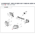 LH HEADLIGHT product image