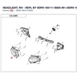 HEADLIGHT, RH product image