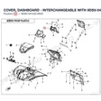 COVER, DASHBOARD - INTERCHANGEABLE WITH 9DSV-041022-6002 product image