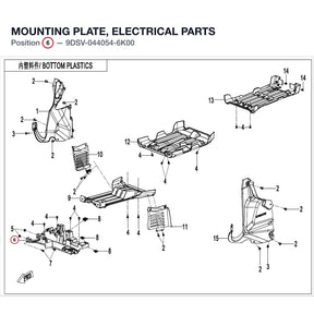 MOUNTING PLATE, ELECTRICAL PARTS product image