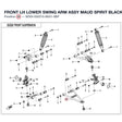 FRONT LH LOWER SWING ARM ASSY product image