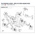 RH PARKING LEVER - REPL BY 9DSV-080260-6H02 product image