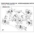 FRONT BRAKE CALIPER, RH - INTERCHANGEABLE WITH 9CR3-081200-10000 product image