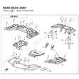 REAR RACK ASSY product image