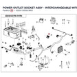 POWER OUTLET SOCKET ASSY - INTERCHANGEABLE WITH  9DSV-150500-6R00 product image