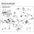 USB OUTLET SEAT ASSY product image
