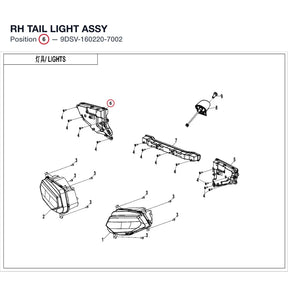RH TAIL LIGHT ASSY product image