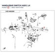 HANDLEBAR SWITCH ASSY, LH product image