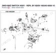 2WD/4WD SWITCH ASSY - REPL BY 9DSV-160340-6000-10 product image