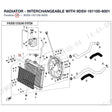 RADIATOR - INTERCHANGEABLE WITH 9DSV-181100-6001 product image