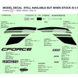 MODEL DECAL -STILL AVAILABLE BUT WHEN STOCK IS 0 PLEASE BUY THE DECAL ASSY product image