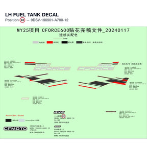 LH FUEL TANK DECAL product image