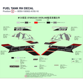 FUEL TANK RH DECAL product image