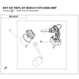 KEY KIT REPL BY 9DSV-011070-6000-0MP product image
