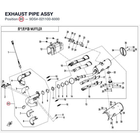 EXHAUST PIPE ASSY product image