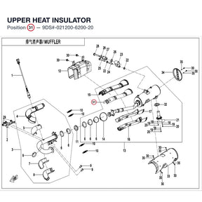 UPPER HEAT INSULATOR product image