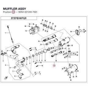MUFFLER ASSY product image