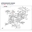 UPPER BRACKET, ENGINE product image