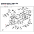 BRACKET, FRONT GEAR CASE product image