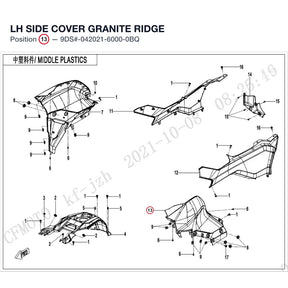 LH SIDE COVER product image