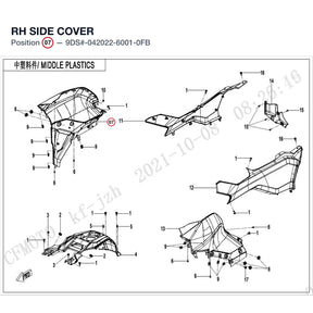 RH SIDE COVER product image