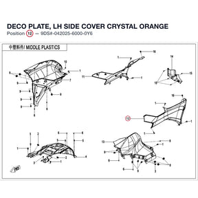 DECO PLATE, LH SIDE COVER product image