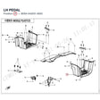 LH PEDAL product image