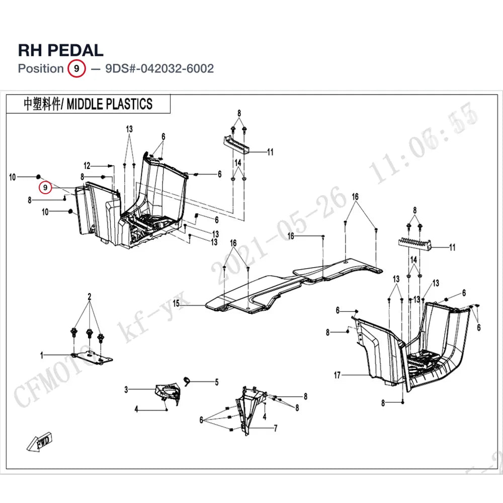 RH PEDAL product image