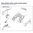 REAR FENDER UPPER COVER product image