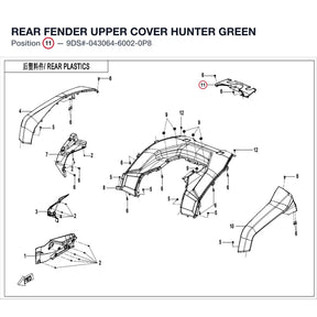 REAR FENDER UPPER COVER product image