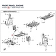 FRONT PANEL, ENGINE product image