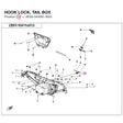 HOOK LOCK, TAIL BOX product image