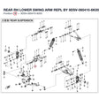 REAR RH LOWER SWING ARM REPL BY 9DSV-060410-6K00 product image