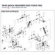 REAR SHOCK ABSORBER ASSY product image