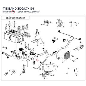 TIE BAND ZDG4.7x194 product image