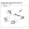 RH TAIL LIGHT - REPL BY 9DSV-160220-7002 product image