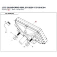 LCD DASHBOARD REPL BY 9DSV-170100-6304 product image