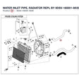 WATER INLET PIPE, RADIATOR REPL BY 9DSV-180001-6K00 product image