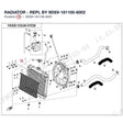RADIATOR - REPL BY 9DSV-181100-6002 product image