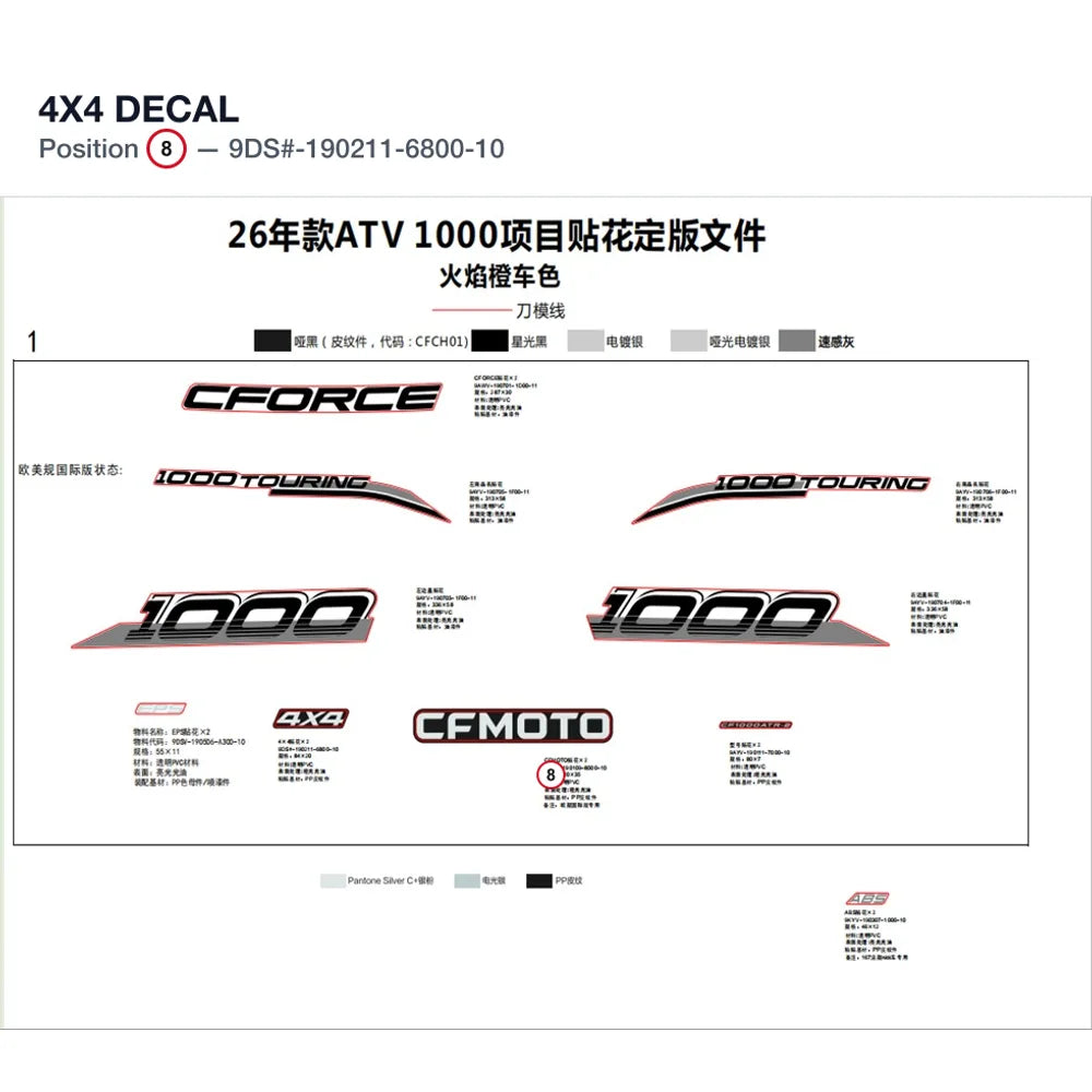 4x4 DECAL product image