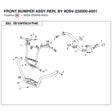 FRONT BUMPER ASSY REPL BY 9DSV-232000-6001 product image